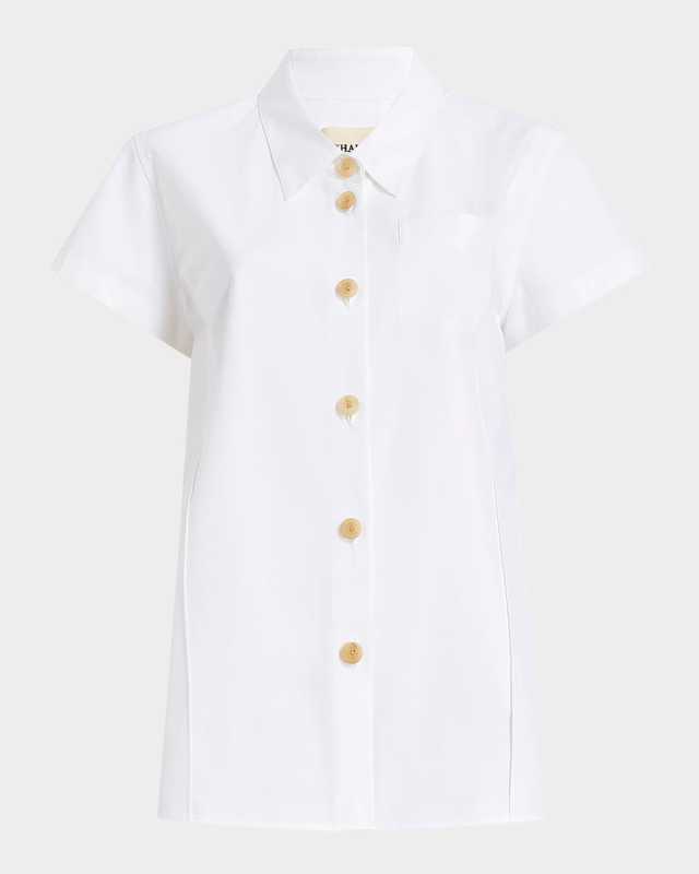 Keefe Short-Sleeve Button-Down Shirt